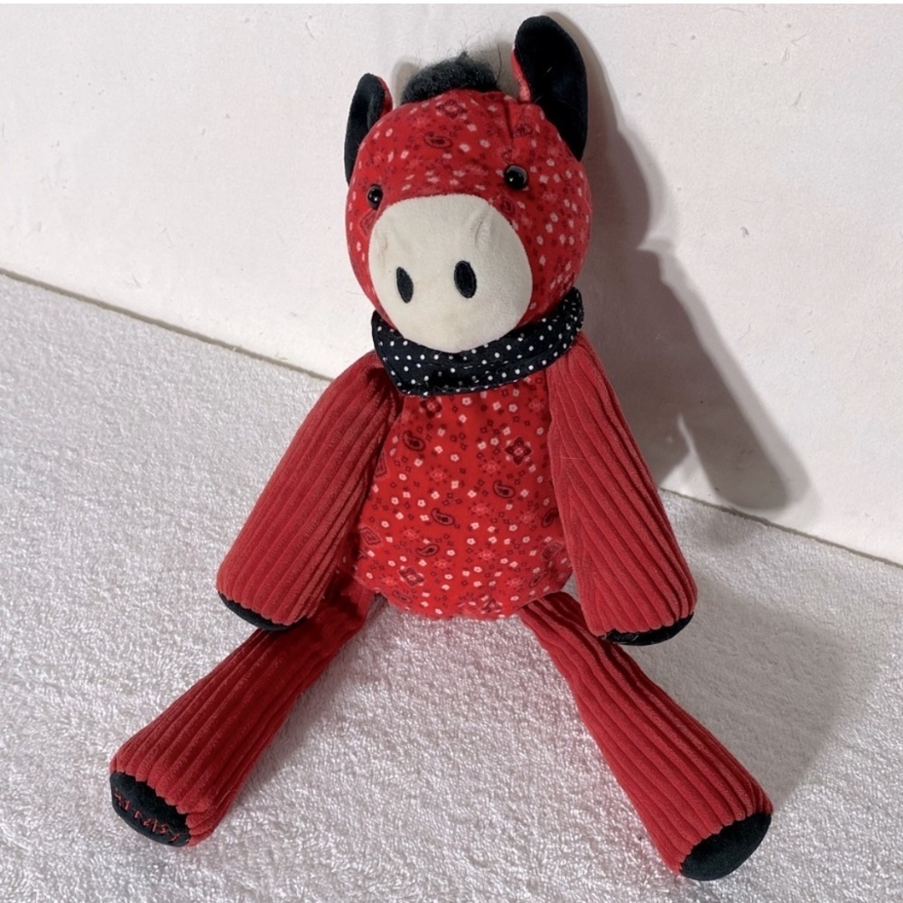 5/$25 Scentsy Bandit the Horse Buddy Red Plush Stuffed Animal